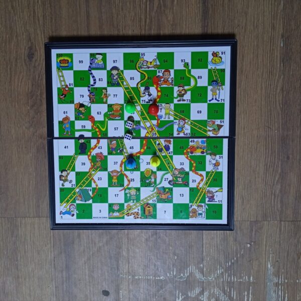 Snake and ladder board