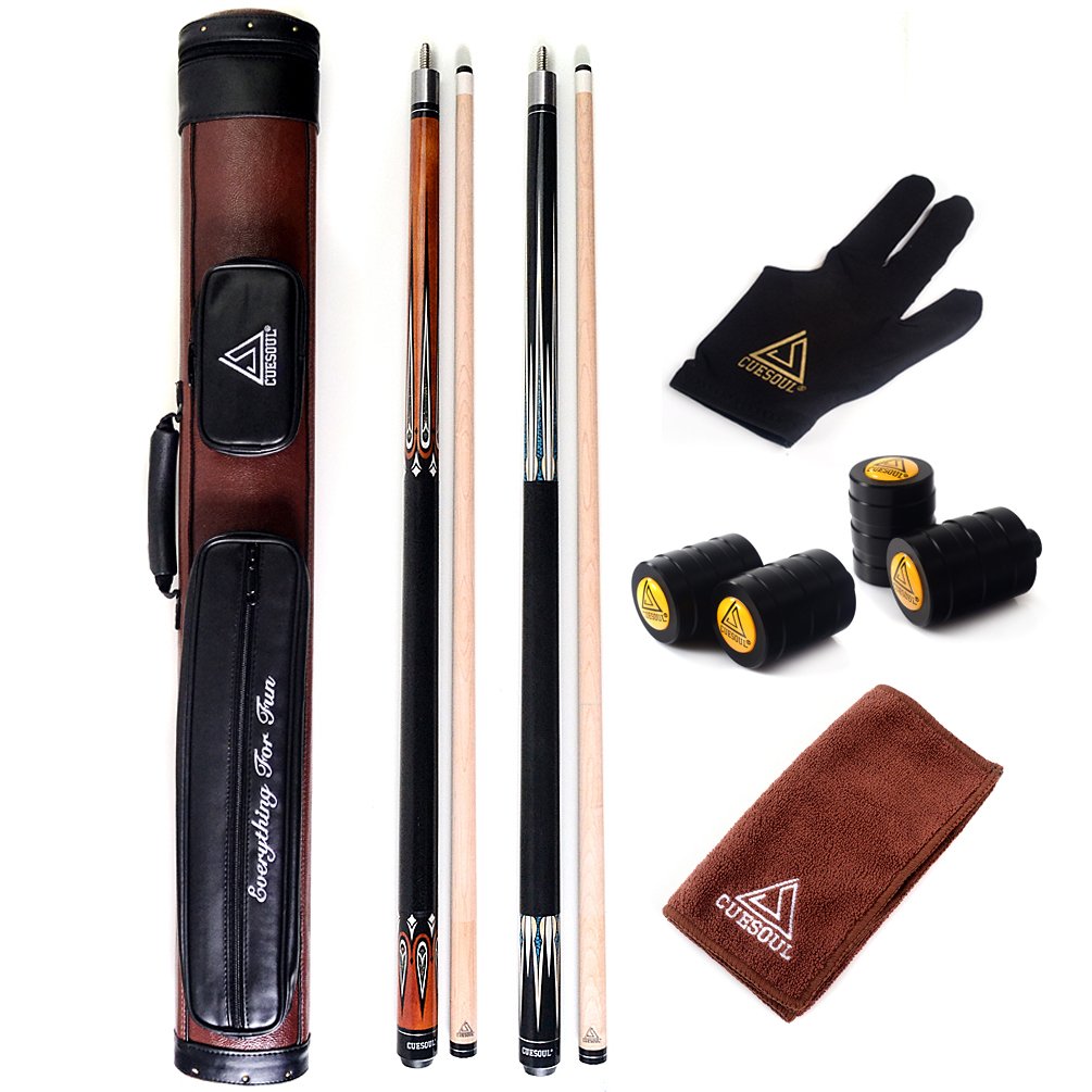Wooden Cue Stick with Reinforced Grip Combo - Image 2