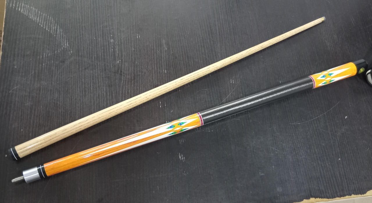 Wooden Cue Stick with Reinforced Grip Combo - Image 3