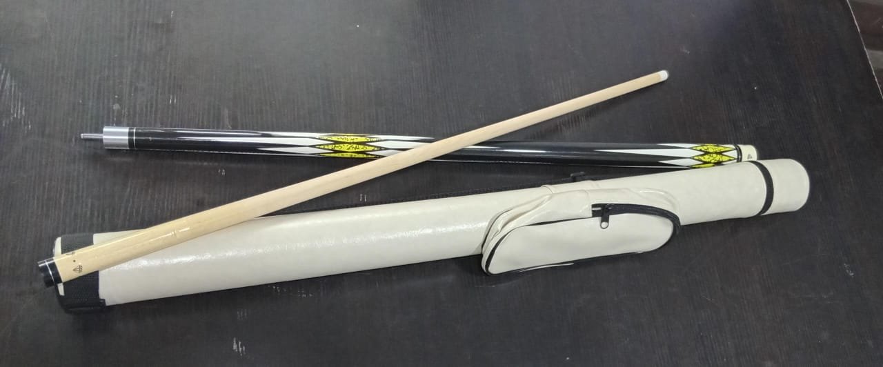 Wooden Cue Stick with Reinforced Grip Combo - Image 2
