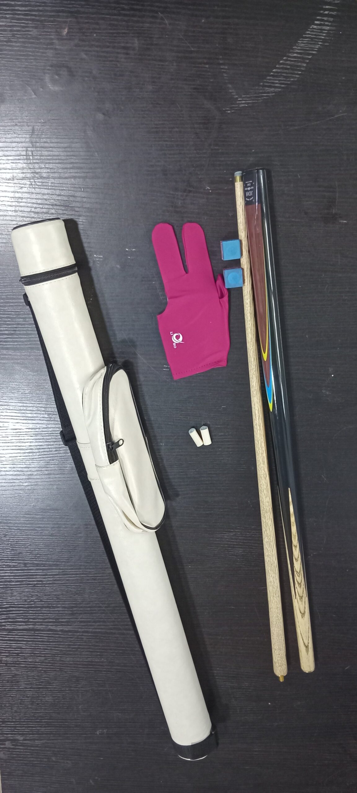 Wooden Cue Stick with Leather Bag Combo - Image 4